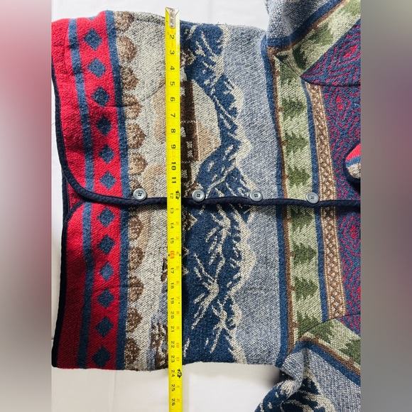 Vintage Sonoma Wool Blend Scenic Tapestry Jacket L - Picture 11 of 14